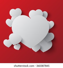 Valentine's day abstract background