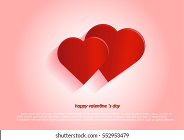 Valentine's day abstract background
