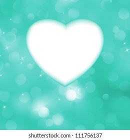 Valentines day abstract background with bokeh lights and stars. And also includes EPS 8 vector