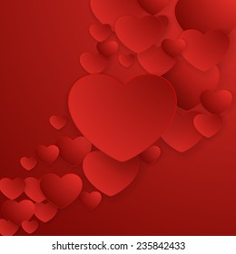Valentines Day abstract background. EPS 10 vector file included