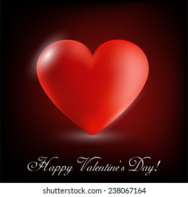Valentine's day abstract background with hearts