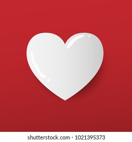 Valentine's day abstract background with heart.Vector illustration