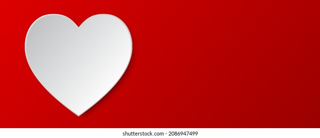 valentines day abstract background with paper cut hearts.vector