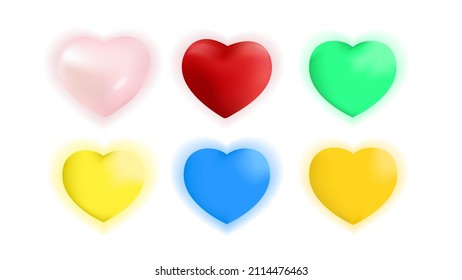 Valentine's day abstract background with red colorful balloons and confetti. Heart shape. February 14, love. Romantic wedding greeting card.Women's, Mother's day.