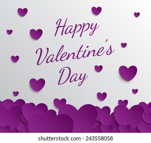 Valentines Day abstract background. Vector illustration eps 10