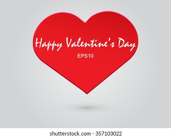 Valentines Day abstract background. Vector illustration.