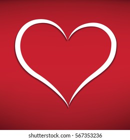 Valentine's day abstract background. Vector illustration
