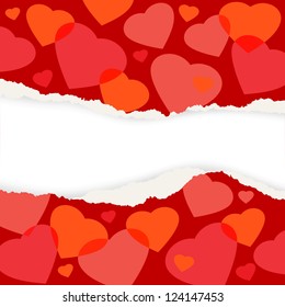 Valentine's day abstract with space for a text