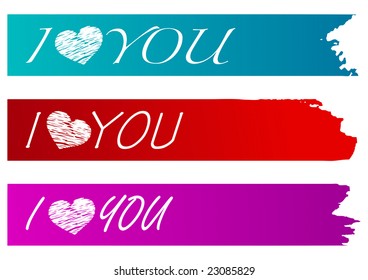 Valentine's day abstract with space for a text