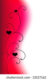 Valentine's day abstract with space for a text