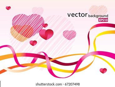 valentine's day abstract vector background EPS10