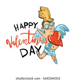 ilustración vectorial de ángulos de día de San Valentín