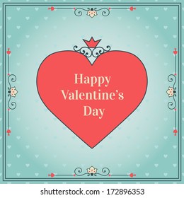 Valentine's Day background.