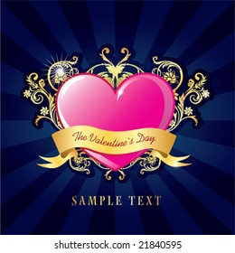 the valentine`s day background