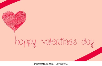 Valentine's Day background.