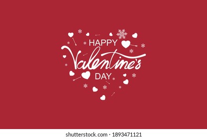 Valentines day background. Valentines Day banner. vector.