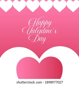 Valentine's Day background 
Banner vector for printed and digital purpose