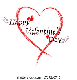 Valentine's day background for best friends and family