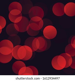 Valentine's Day background with bokeh lights design