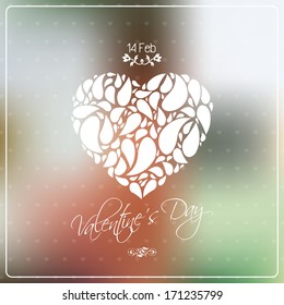 Valentines day background for card design.
