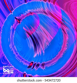 Valentines day background. Colorful gradient background heart. Vector illustration love, glitch. Print on textile.