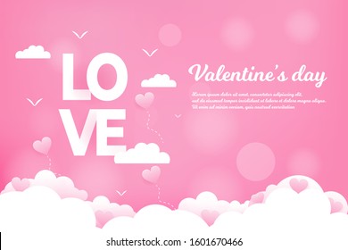 Valentine's Day Background concept design