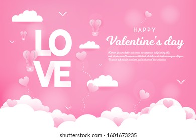 Valentine's Day Background concept design