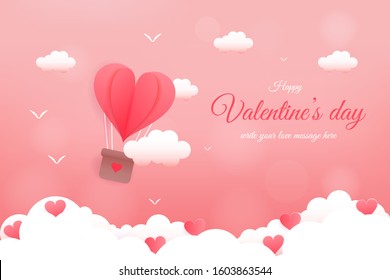 Valentine's Day Background concept design suitable for advertisement, banner, and gift card
