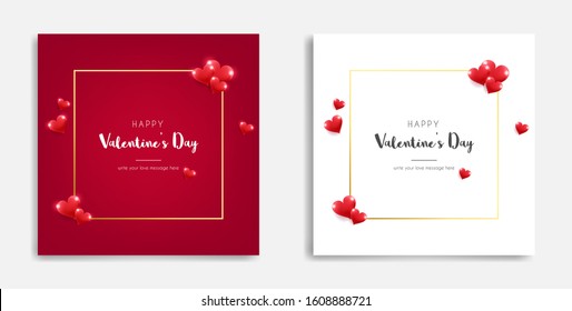 Valentine's Day Background concept design suitable for advertisement, banner, and gift card