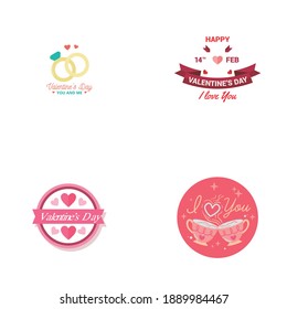 Diseño de fondo de San Valentín