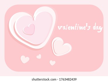 Valentinstag-Hintergrund.  Valentinstag Konzept. Flachbildschirm, Draufsicht, Kopienraum