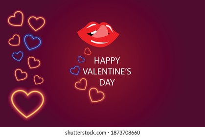 Valentines day background concept in paper style