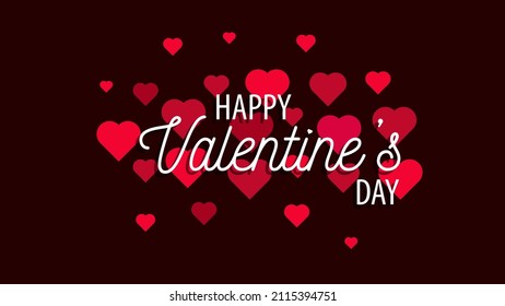 Fondo del Día de San Valentín con espacio de copias, amor y tierra. Vector editable. Adecuado para la celebración de San Valentín