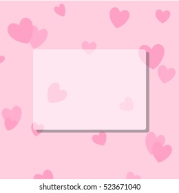 Valentine's Day background with copy space