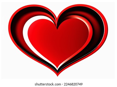 Valentine's Day background. Cute love sale poster or greeting card.