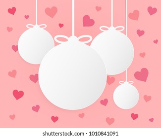 Valentines day background design, flyers, invitation. Vector illustration.