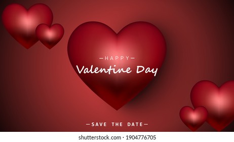 Valentine's day background design. Postcard background, greeting cards, pamphlets, book covers. Eps10 vector