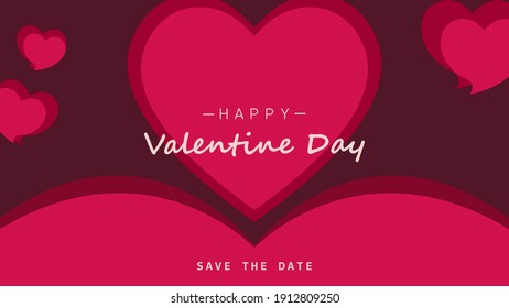 Valentine's day background design. Postcard background, greeting cards, pamphlets, book covers. Eps10 vector