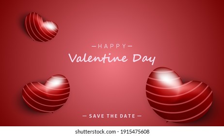 Diseño de fondo de San Valentín. Fondo postal, tarjetas de felicitación, panfletos, portadas de libros. Vector Eps10