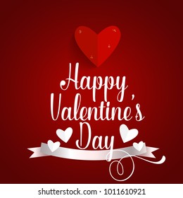 Diseño de fondo del día de San Valentín. Ilustración vectorial.