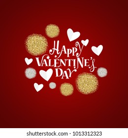 Diseño de fondo del día de San Valentín. Ilustración vectorial.