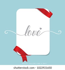 Valentines day background design. Vector illustration.