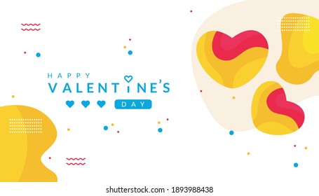 Valentine's day background design. Vector Illustration