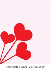 Valentine's Day Background Design Vector