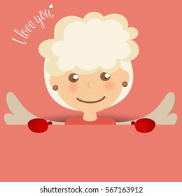 Diseño de fondo del día de San Valentín. Ilustración vectorial.