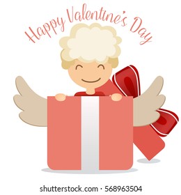Valentines day background design. Vector illustration.
