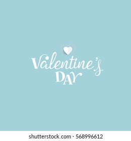 Valentines day background design. Vector illustration.
