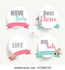 Valentines day background design. Vector illustration