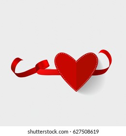 Valentines day background design. Vector illustration.