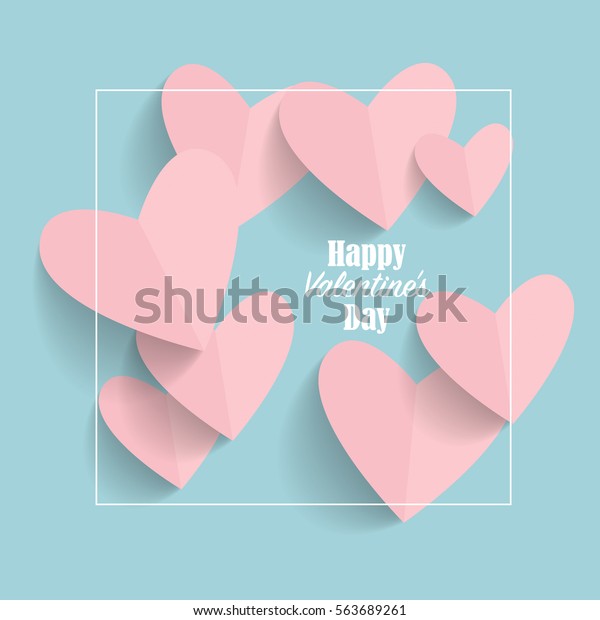 Valentines Day Background Design Vector Illustration Stock Vector